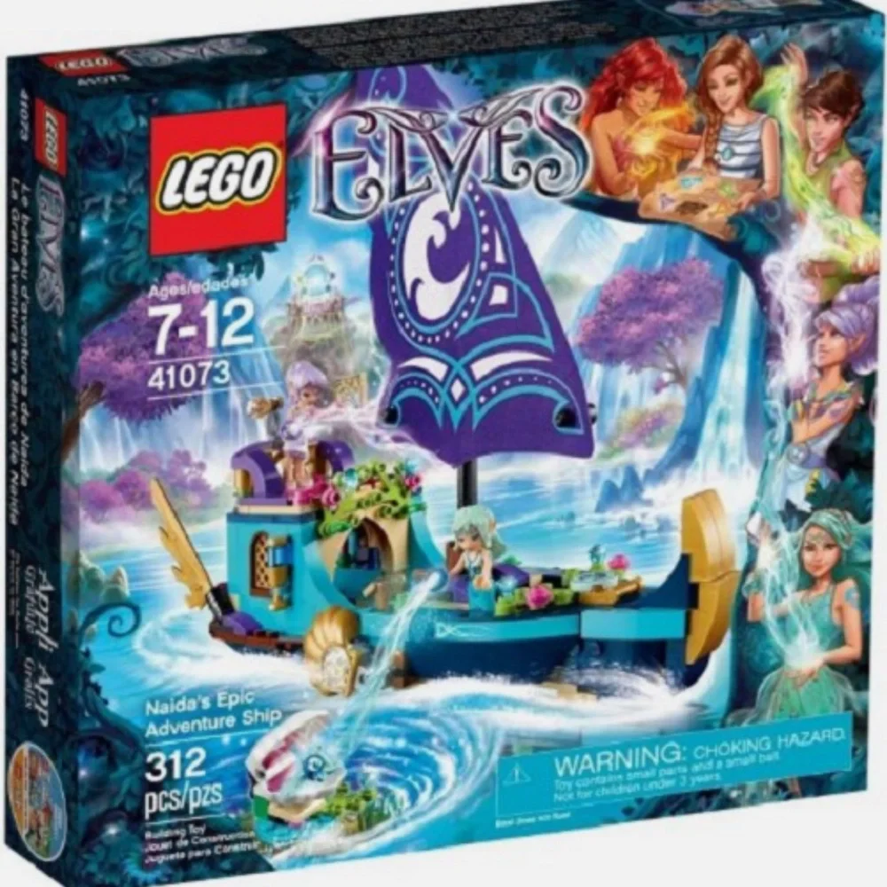 LEGO Elves Naida Adventure Ship - Purple, Teal & Gold